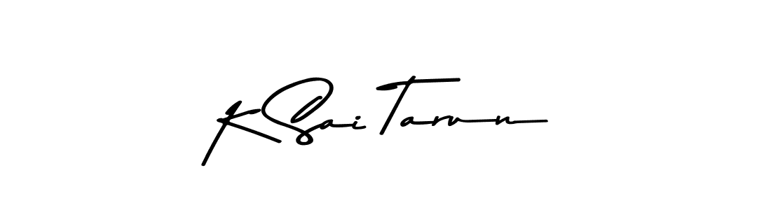 Also You can easily find your signature by using the search form. We will create K Sai Tarun name handwritten signature images for you free of cost using Asem Kandis PERSONAL USE sign style. K Sai Tarun signature style 9 images and pictures png