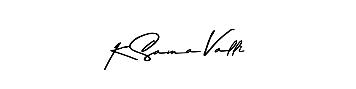 Also You can easily find your signature by using the search form. We will create K Sama Valli name handwritten signature images for you free of cost using Asem Kandis PERSONAL USE sign style. K Sama Valli signature style 9 images and pictures png