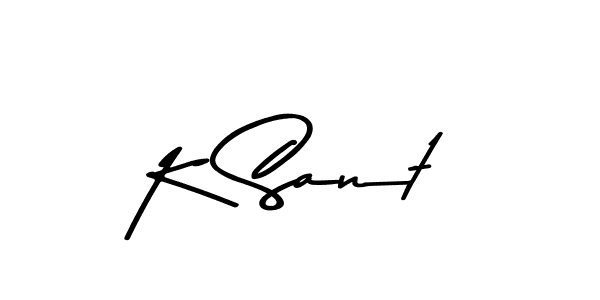 Make a beautiful signature design for name K Sant. Use this online signature maker to create a handwritten signature for free. K Sant signature style 9 images and pictures png