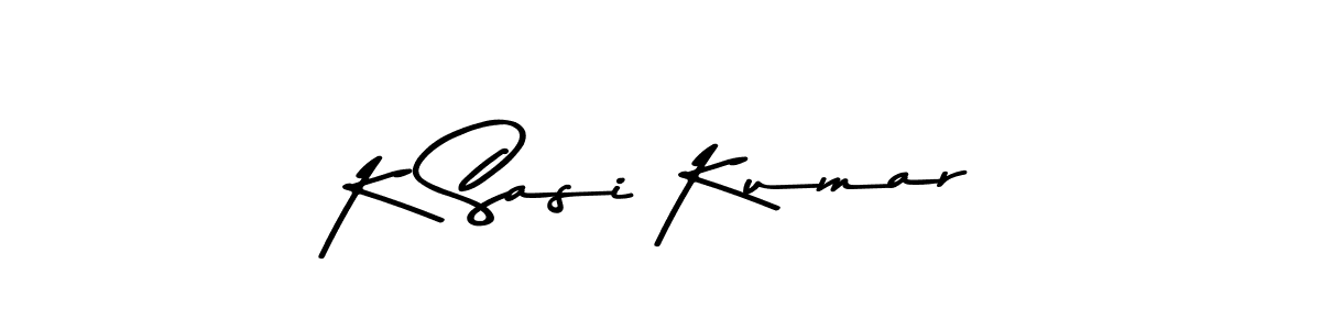 Use a signature maker to create a handwritten signature online. With this signature software, you can design (Asem Kandis PERSONAL USE) your own signature for name K Sasi Kumar. K Sasi Kumar signature style 9 images and pictures png