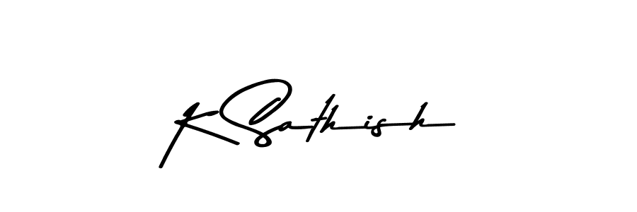 Also we have K Sathish name is the best signature style. Create professional handwritten signature collection using Asem Kandis PERSONAL USE autograph style. K Sathish signature style 9 images and pictures png