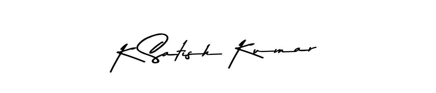 Once you've used our free online signature maker to create your best signature Asem Kandis PERSONAL USE style, it's time to enjoy all of the benefits that K Satish Kumar name signing documents. K Satish Kumar signature style 9 images and pictures png
