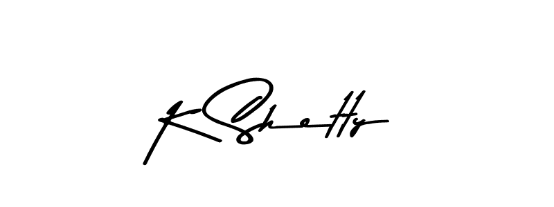 You should practise on your own different ways (Asem Kandis PERSONAL USE) to write your name (K Shetty) in signature. don't let someone else do it for you. K Shetty signature style 9 images and pictures png