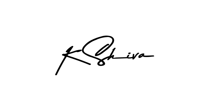 The best way (Asem Kandis PERSONAL USE) to make a short signature is to pick only two or three words in your name. The name K Shiva include a total of six letters. For converting this name. K Shiva signature style 9 images and pictures png