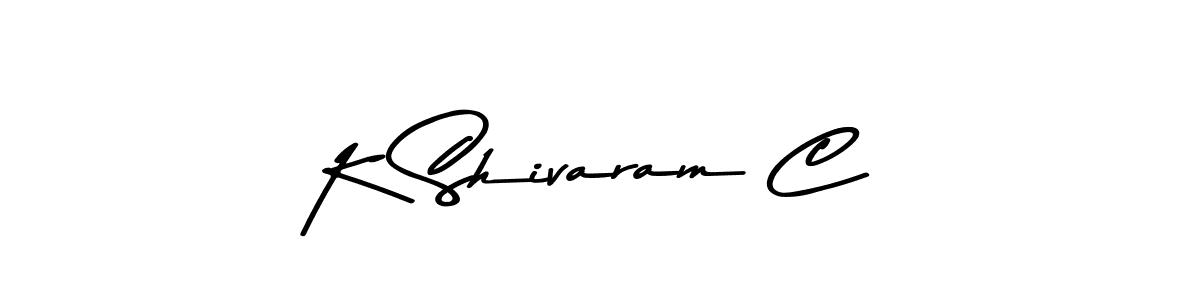 You should practise on your own different ways (Asem Kandis PERSONAL USE) to write your name (K Shivaram C) in signature. don't let someone else do it for you. K Shivaram C signature style 9 images and pictures png