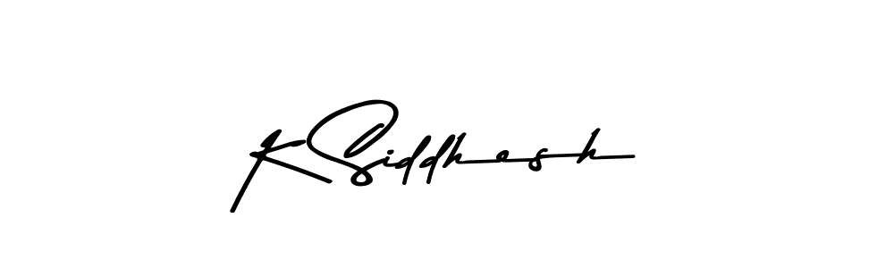 The best way (Asem Kandis PERSONAL USE) to make a short signature is to pick only two or three words in your name. The name K Siddhesh include a total of six letters. For converting this name. K Siddhesh signature style 9 images and pictures png