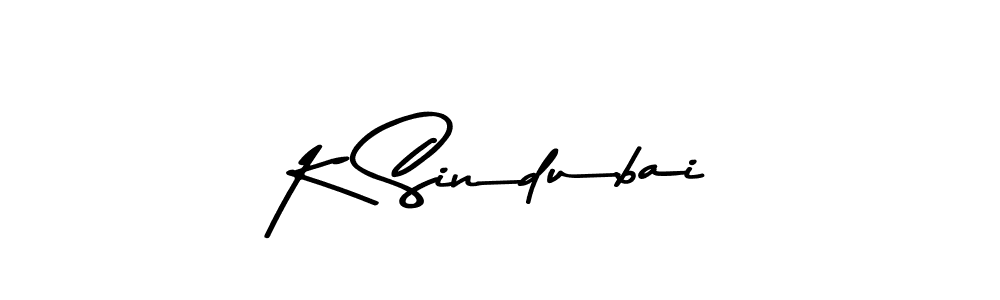 How to make K Sindubai signature? Asem Kandis PERSONAL USE is a professional autograph style. Create handwritten signature for K Sindubai name. K Sindubai signature style 9 images and pictures png