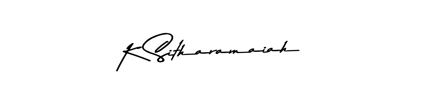 This is the best signature style for the K Sitharamaiah name. Also you like these signature font (Asem Kandis PERSONAL USE). Mix name signature. K Sitharamaiah signature style 9 images and pictures png