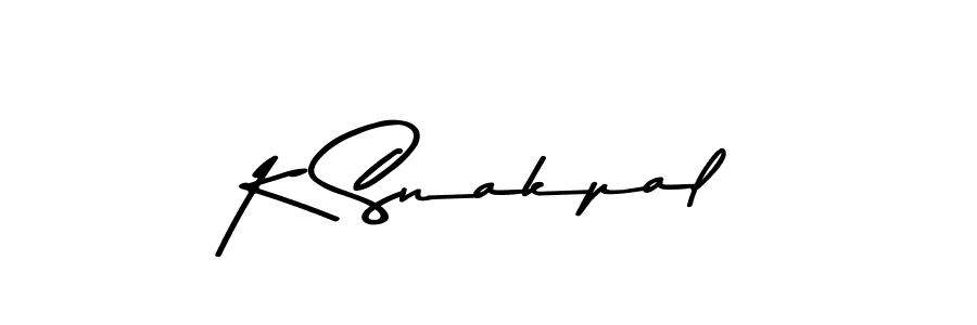 The best way (Asem Kandis PERSONAL USE) to make a short signature is to pick only two or three words in your name. The name K Snakpal include a total of six letters. For converting this name. K Snakpal signature style 9 images and pictures png