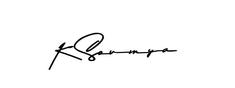 Make a beautiful signature design for name K Soumya. Use this online signature maker to create a handwritten signature for free. K Soumya signature style 9 images and pictures png