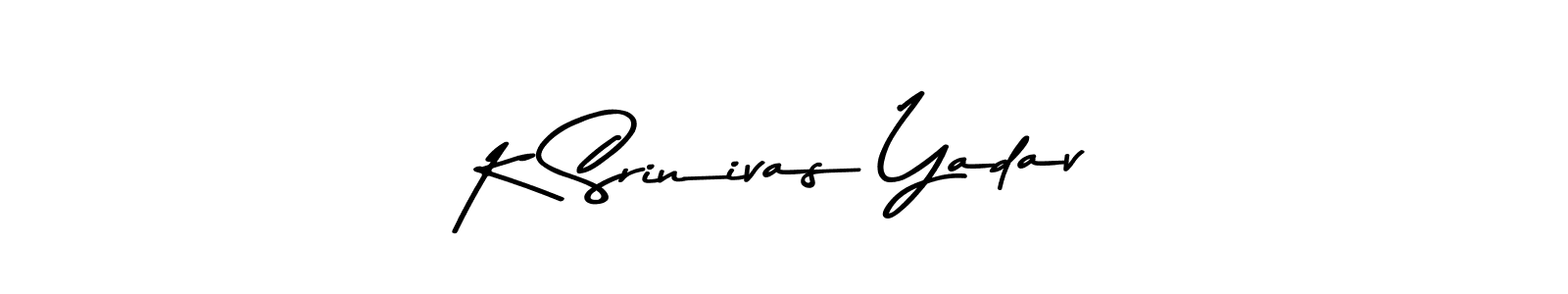 K Srinivas Yadav stylish signature style. Best Handwritten Sign (Asem Kandis PERSONAL USE) for my name. Handwritten Signature Collection Ideas for my name K Srinivas Yadav. K Srinivas Yadav signature style 9 images and pictures png