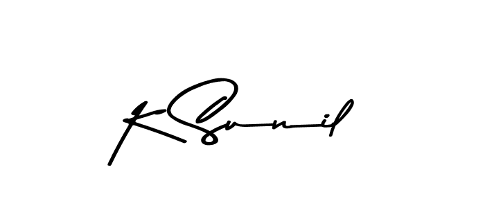 Make a beautiful signature design for name K Sunil. Use this online signature maker to create a handwritten signature for free. K Sunil signature style 9 images and pictures png