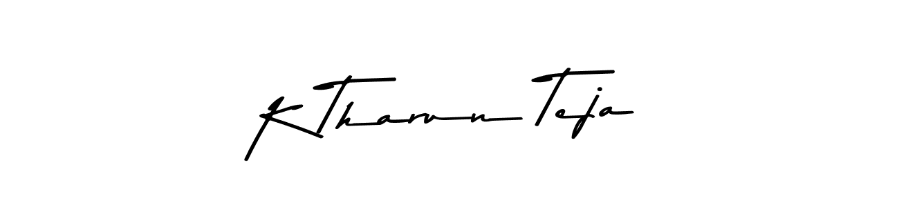 Make a beautiful signature design for name K Tharun Teja. Use this online signature maker to create a handwritten signature for free. K Tharun Teja signature style 9 images and pictures png