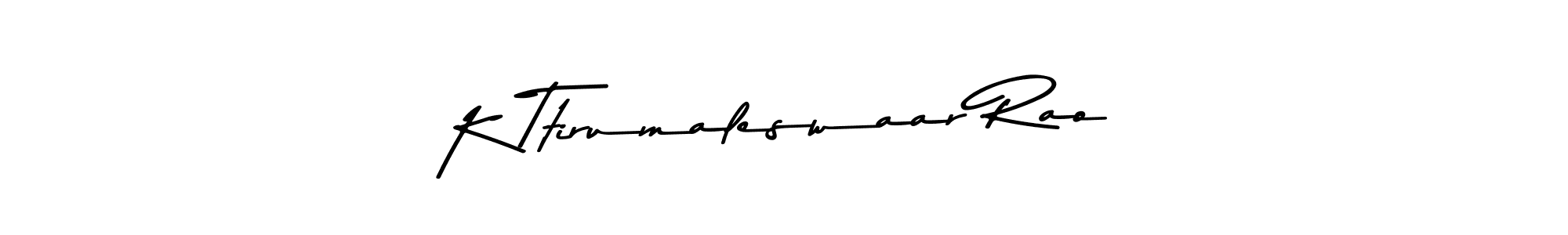 Similarly Asem Kandis PERSONAL USE is the best handwritten signature design. Signature creator online .You can use it as an online autograph creator for name K Ttirumaleswaar Rao. K Ttirumaleswaar Rao signature style 9 images and pictures png