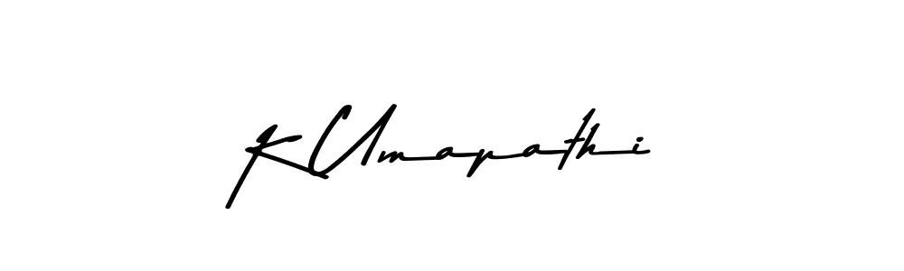Design your own signature with our free online signature maker. With this signature software, you can create a handwritten (Asem Kandis PERSONAL USE) signature for name K Umapathi. K Umapathi signature style 9 images and pictures png