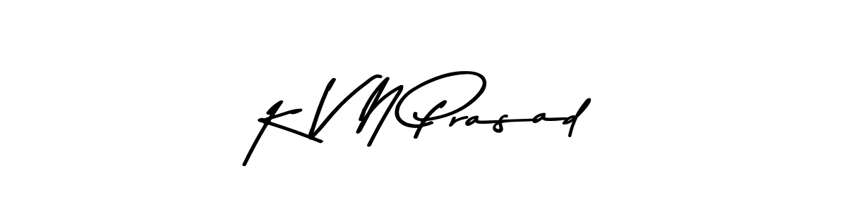 The best way (Asem Kandis PERSONAL USE) to make a short signature is to pick only two or three words in your name. The name K V N Prasad include a total of six letters. For converting this name. K V N Prasad signature style 9 images and pictures png
