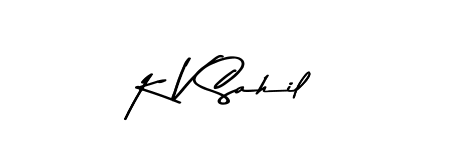 Check out images of Autograph of K V Sahil name. Actor K V Sahil Signature Style. Asem Kandis PERSONAL USE is a professional sign style online. K V Sahil signature style 9 images and pictures png