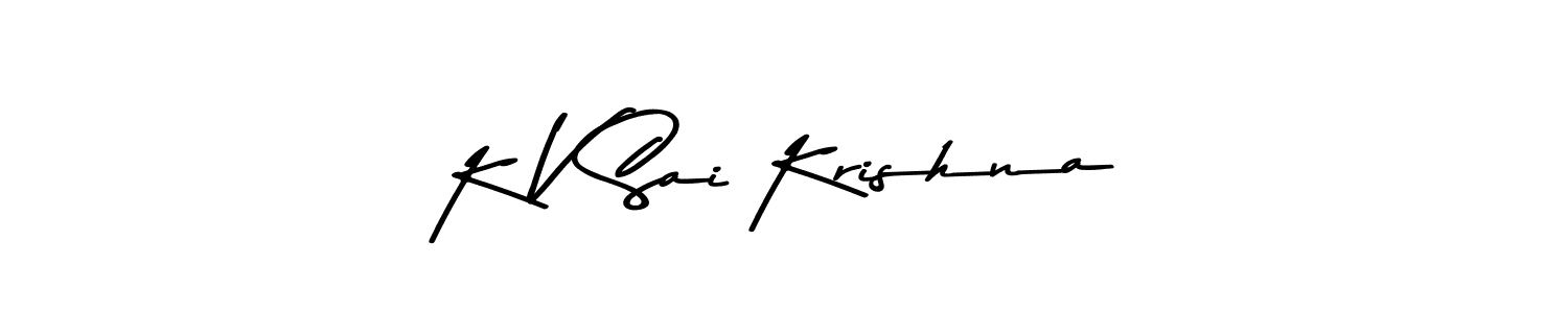 Also we have K V Sai Krishna name is the best signature style. Create professional handwritten signature collection using Asem Kandis PERSONAL USE autograph style. K V Sai Krishna signature style 9 images and pictures png