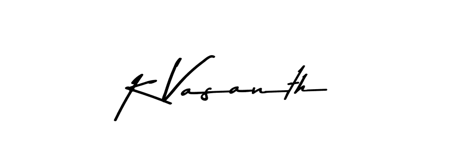 Similarly Asem Kandis PERSONAL USE is the best handwritten signature design. Signature creator online .You can use it as an online autograph creator for name K Vasanth. K Vasanth signature style 9 images and pictures png