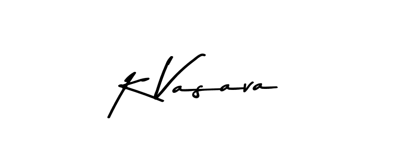 The best way (Asem Kandis PERSONAL USE) to make a short signature is to pick only two or three words in your name. The name K Vasava include a total of six letters. For converting this name. K Vasava signature style 9 images and pictures png