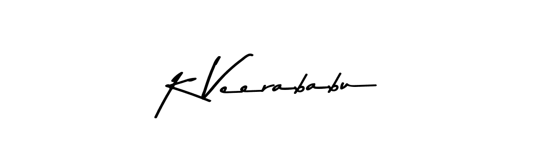 Asem Kandis PERSONAL USE is a professional signature style that is perfect for those who want to add a touch of class to their signature. It is also a great choice for those who want to make their signature more unique. Get K Veerababu name to fancy signature for free. K Veerababu signature style 9 images and pictures png