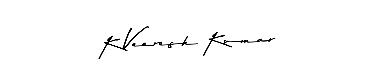 You can use this online signature creator to create a handwritten signature for the name K Veeresh Kumar. This is the best online autograph maker. K Veeresh Kumar signature style 9 images and pictures png