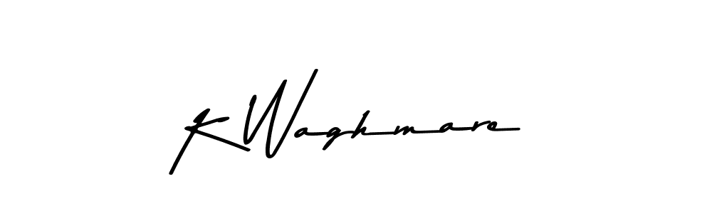 How to make K Waghmare signature? Asem Kandis PERSONAL USE is a professional autograph style. Create handwritten signature for K Waghmare name. K Waghmare signature style 9 images and pictures png