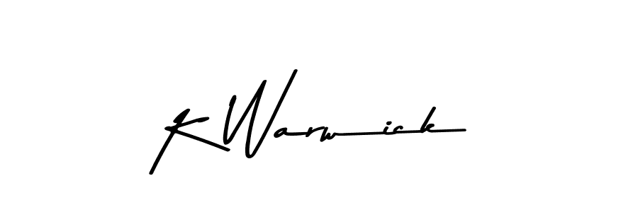 How to make K Warwick signature? Asem Kandis PERSONAL USE is a professional autograph style. Create handwritten signature for K Warwick name. K Warwick signature style 9 images and pictures png