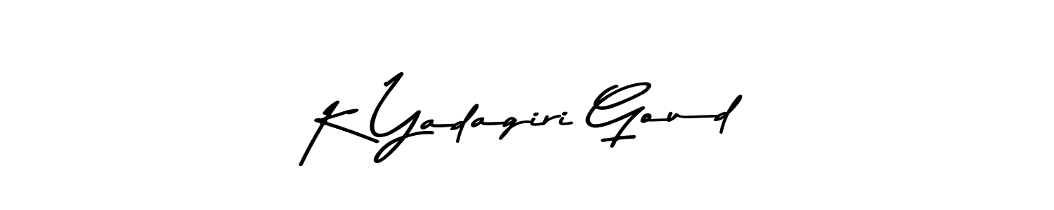 Similarly Asem Kandis PERSONAL USE is the best handwritten signature design. Signature creator online .You can use it as an online autograph creator for name K Yadagiri Goud. K Yadagiri Goud signature style 9 images and pictures png