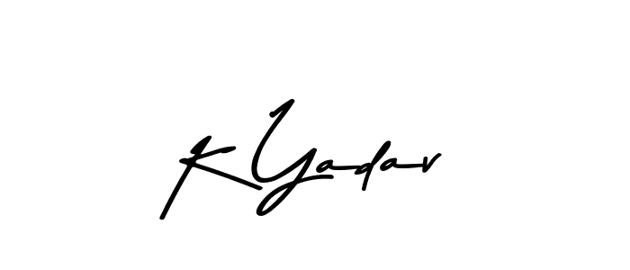 K Yadav stylish signature style. Best Handwritten Sign (Asem Kandis PERSONAL USE) for my name. Handwritten Signature Collection Ideas for my name K Yadav. K Yadav signature style 9 images and pictures png