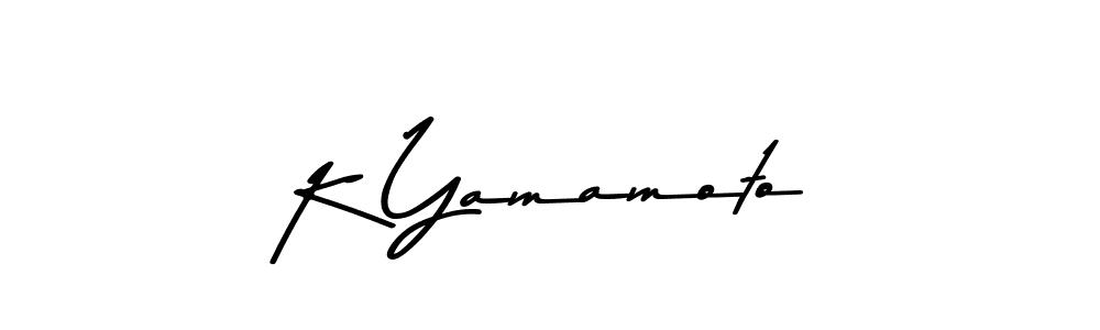 The best way (Asem Kandis PERSONAL USE) to make a short signature is to pick only two or three words in your name. The name K Yamamoto include a total of six letters. For converting this name. K Yamamoto signature style 9 images and pictures png