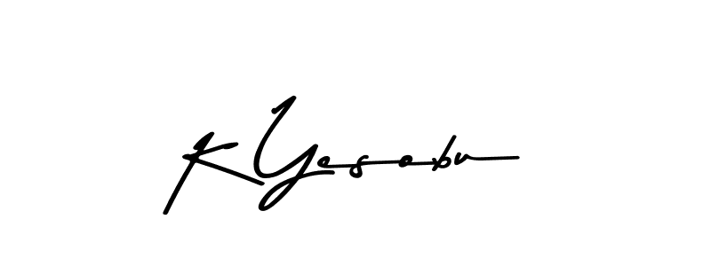 Also we have K Yesobu name is the best signature style. Create professional handwritten signature collection using Asem Kandis PERSONAL USE autograph style. K Yesobu signature style 9 images and pictures png