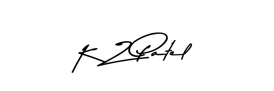 Also You can easily find your signature by using the search form. We will create K Z Patel name handwritten signature images for you free of cost using Asem Kandis PERSONAL USE sign style. K Z Patel signature style 9 images and pictures png