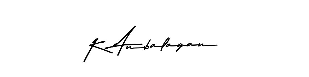 Design your own signature with our free online signature maker. With this signature software, you can create a handwritten (Asem Kandis PERSONAL USE) signature for name K. Anbalagan. K. Anbalagan signature style 9 images and pictures png