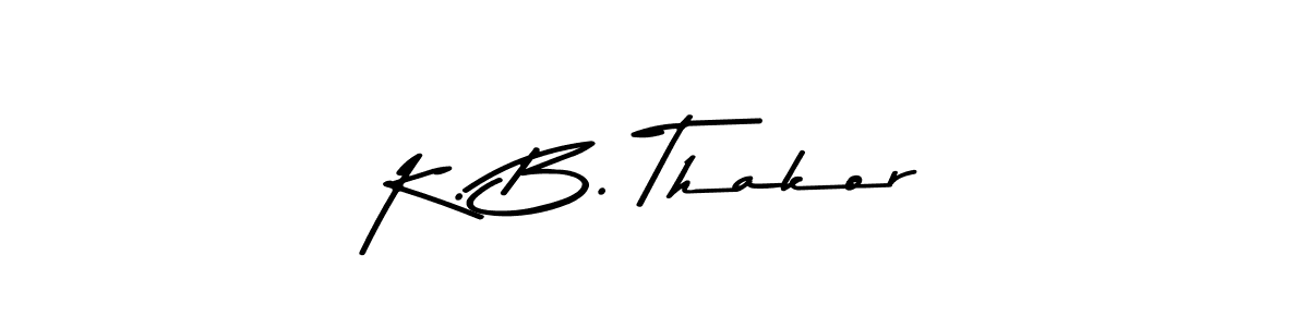 It looks lik you need a new signature style for name K. B. Thakor. Design unique handwritten (Asem Kandis PERSONAL USE) signature with our free signature maker in just a few clicks. K. B. Thakor signature style 9 images and pictures png