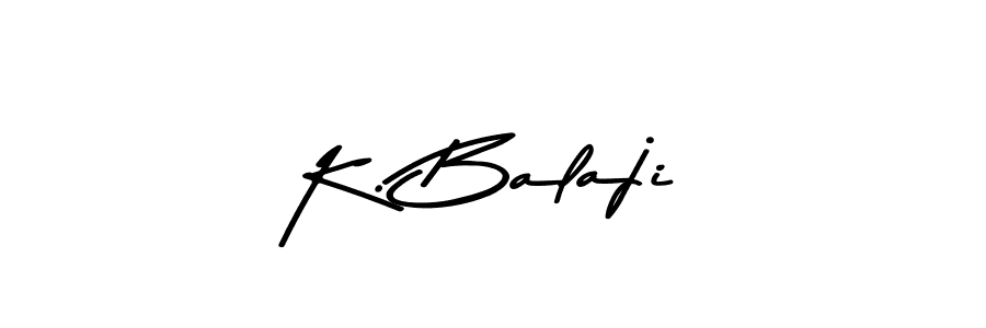 The best way (Asem Kandis PERSONAL USE) to make a short signature is to pick only two or three words in your name. The name K. Balaji include a total of six letters. For converting this name. K. Balaji signature style 9 images and pictures png