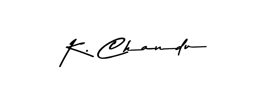 How to make K. Chandu signature? Asem Kandis PERSONAL USE is a professional autograph style. Create handwritten signature for K. Chandu name. K. Chandu signature style 9 images and pictures png