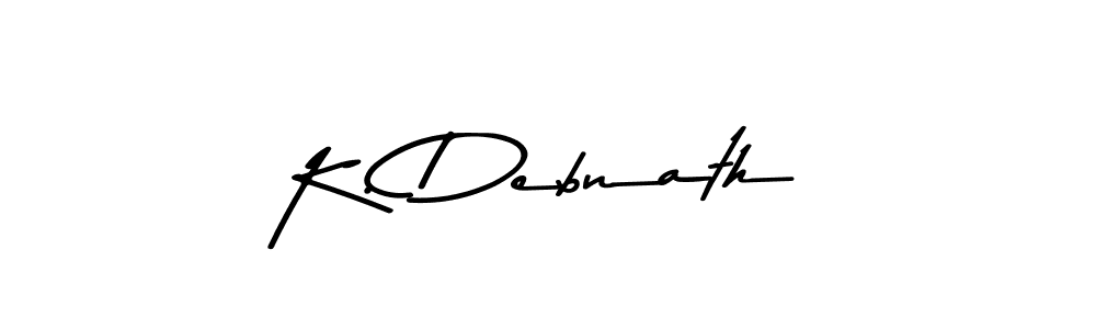 Also You can easily find your signature by using the search form. We will create K. Debnath name handwritten signature images for you free of cost using Asem Kandis PERSONAL USE sign style. K. Debnath signature style 9 images and pictures png