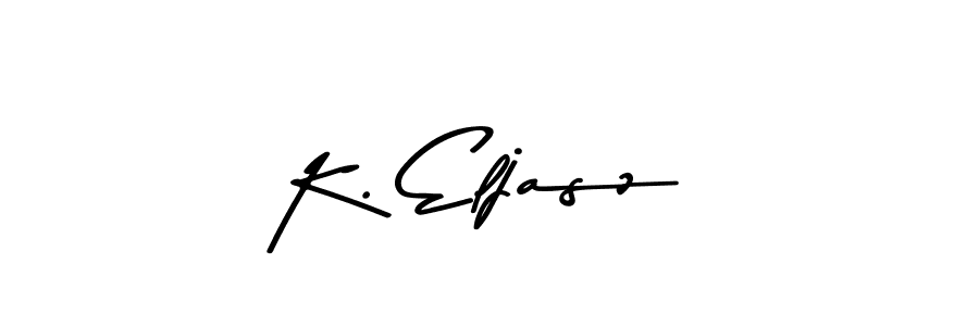 Design your own signature with our free online signature maker. With this signature software, you can create a handwritten (Asem Kandis PERSONAL USE) signature for name K. Eljasz. K. Eljasz signature style 9 images and pictures png