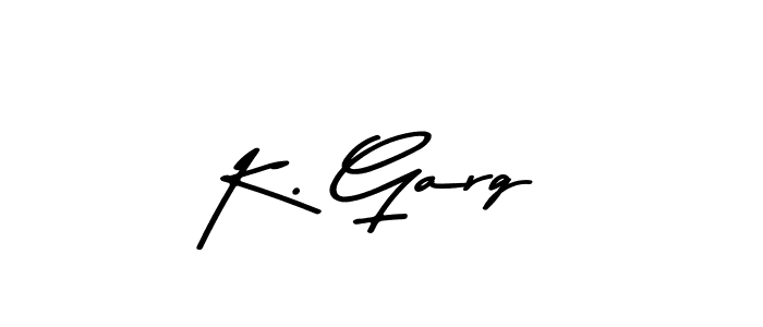 How to make K. Garg signature? Asem Kandis PERSONAL USE is a professional autograph style. Create handwritten signature for K. Garg name. K. Garg signature style 9 images and pictures png