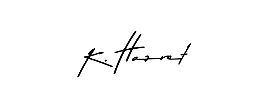 Make a beautiful signature design for name K. Hazret. Use this online signature maker to create a handwritten signature for free. K. Hazret signature style 9 images and pictures png