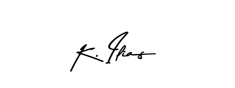 You should practise on your own different ways (Asem Kandis PERSONAL USE) to write your name (K. Ilias) in signature. don't let someone else do it for you. K. Ilias signature style 9 images and pictures png