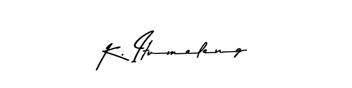 You should practise on your own different ways (Asem Kandis PERSONAL USE) to write your name (K. Itumeleng) in signature. don't let someone else do it for you. K. Itumeleng signature style 9 images and pictures png