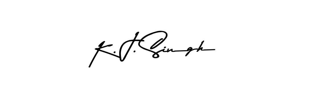 Asem Kandis PERSONAL USE is a professional signature style that is perfect for those who want to add a touch of class to their signature. It is also a great choice for those who want to make their signature more unique. Get K. J. Singh name to fancy signature for free. K. J. Singh signature style 9 images and pictures png