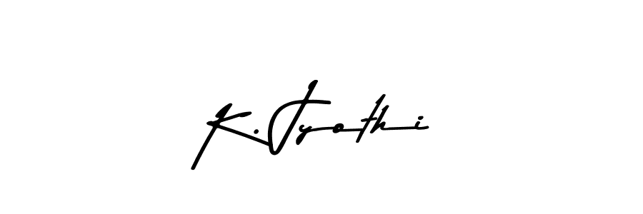 The best way (Asem Kandis PERSONAL USE) to make a short signature is to pick only two or three words in your name. The name K. Jyothi include a total of six letters. For converting this name. K. Jyothi signature style 9 images and pictures png