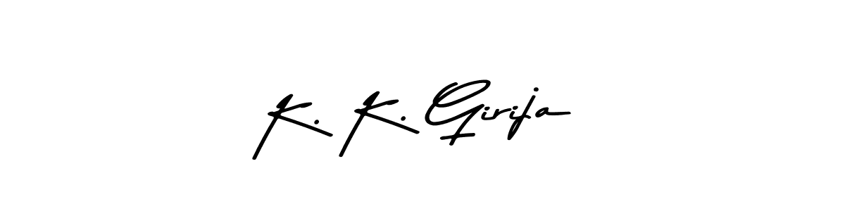 It looks lik you need a new signature style for name K. K. Girija. Design unique handwritten (Asem Kandis PERSONAL USE) signature with our free signature maker in just a few clicks. K. K. Girija signature style 9 images and pictures png