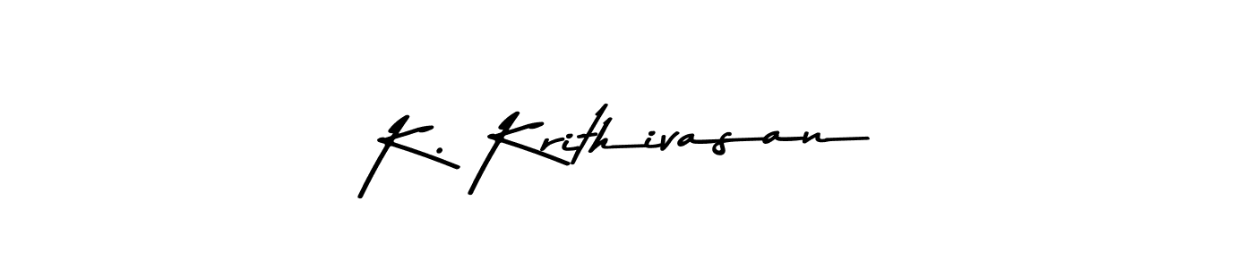 This is the best signature style for the K. Krithivasan name. Also you like these signature font (Asem Kandis PERSONAL USE). Mix name signature. K. Krithivasan signature style 9 images and pictures png