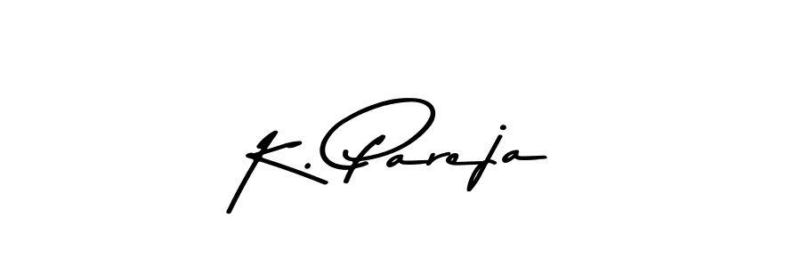 K. Pareja stylish signature style. Best Handwritten Sign (Asem Kandis PERSONAL USE) for my name. Handwritten Signature Collection Ideas for my name K. Pareja. K. Pareja signature style 9 images and pictures png