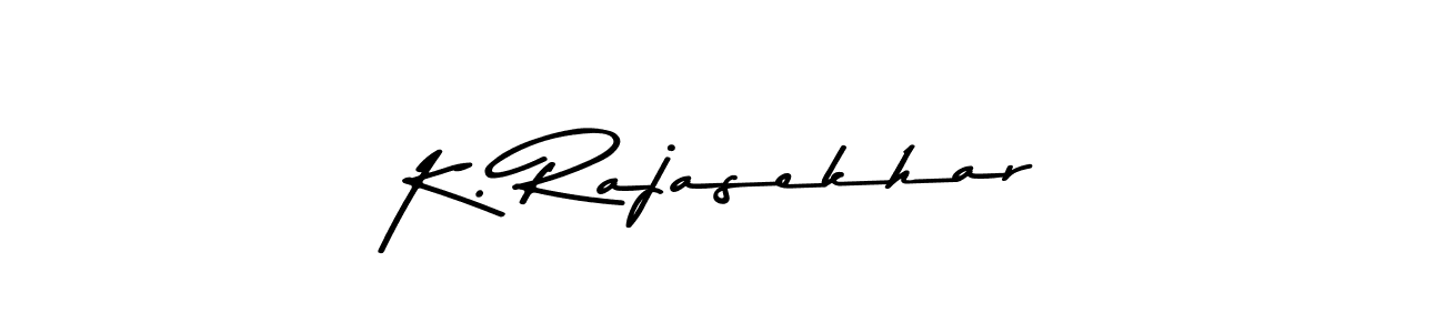 You should practise on your own different ways (Asem Kandis PERSONAL USE) to write your name (K. Rajasekhar) in signature. don't let someone else do it for you. K. Rajasekhar signature style 9 images and pictures png