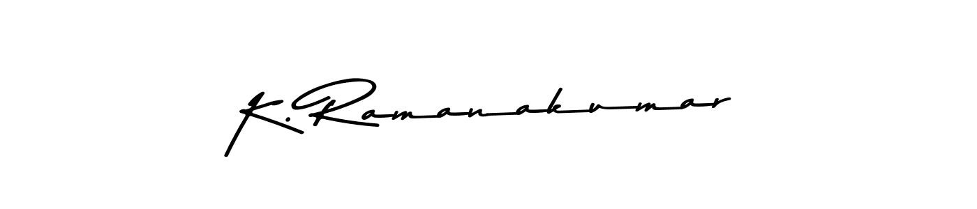 Make a beautiful signature design for name K. Ramanakumar. Use this online signature maker to create a handwritten signature for free. K. Ramanakumar signature style 9 images and pictures png